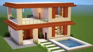 Minecraft Tutorial: CASA MODERNA SIMPLES