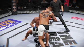 EA SPORTS UFC 2 Beautiful Wild Overhand Hook KO