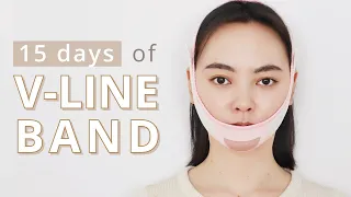 😱Actually Works! 15 Days of Wearing V-Line Lifting Band