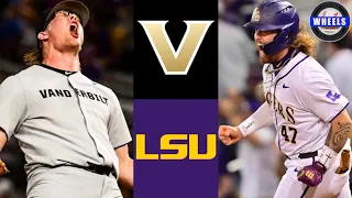 #7 Vanderbilt vs #18 LSU Highlights (Game 2, Exciting Game!) | 2024 College Baseball Highlights