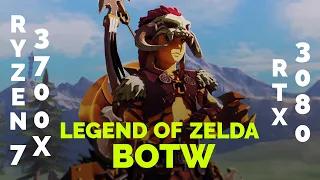 Legend Of Zelda BOTW 4K CEMU Reshade Benchmark | Ray Tracing | RTX 3080 | Ryzen 7 3700X