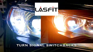 Toyota 4Runner turn signal LED switchbacks install - Lasfit - No resistor  - No hyper flashing
