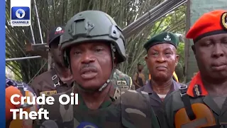 Crude Oil Theft: JTF Destroys Illegal Refining Sites In Abia State