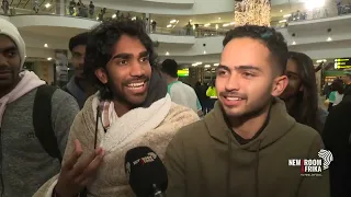 Fans excited to welcome the Springboks home