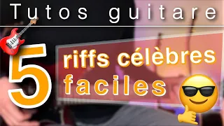 🎸 5 riffs de guitare ultra simples pour tous + TAB