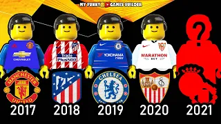 Europa League Final 2017-2021 • Road To Villarreal vs Manchester United in Lego Football Goal