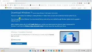 How to download windows 11 iso file from Microsoft site