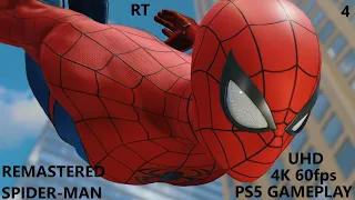 Marvel's Spider-Man Remastered PS5 Gameplay 4K 60fps Ray Tracing Full HDR