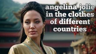 Stunning transformations of Angelina Jolie in the clothes of different races