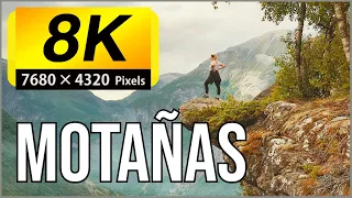 🛑 Montañas y paisajes 8k  120 FPS  👍🏽Video Relajante /  UHD Dolby Visión