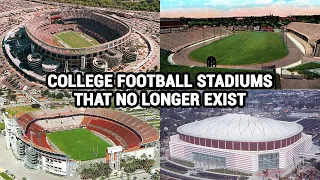 10 College Stadiums That No Longer Exist