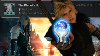 Final Fantasy 7 Rebirth's Platinum was Extremely Fun!