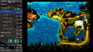 DKC3 103% speedrun 1:57:52