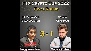 Magnus Carlsen vs Praggnanandhaa | FTX Crypto Cur 2022 | Rd - 7