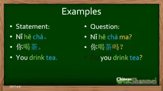 Learn Beginner Chinese Grammar   epd02.吗（ma） yes-no question particle