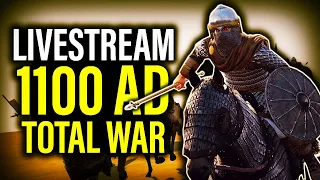 ROME 2 1100 AD MEDIEVAL MOD LIVESTREAM! - Total War Mod Gameplay
