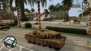 Grand Theft Auto San Andreas Definitive Edition - Rhino Tank Rampage + 6 Stars