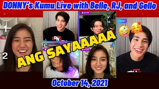 DONNY ON KUMU LIVE WITH BELLE, RJ & GELLO 🤪🥰| DonBelle Endgame