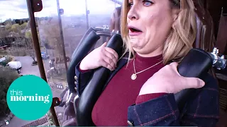 Terrified Josie Bravely Tries Chessington’s New Jaw-dropping Ride | This Morning