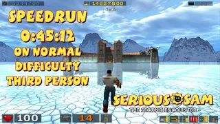 Serious Sam: The Second Encounter - SpeedRun - 0:45:12 (Normal Difficulty + Third Person)