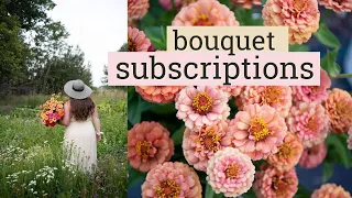 How a Flower Farmer Makes CSA Bouquets