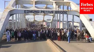 VP Harris, Dignitaries Commemorate Bloody Sunday In Selma, Alabama, And Cross Edmund Pettus Bridge