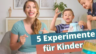 Die 5 besten Experimente für Kinder 🧪💨 Wasser-Edition || Mamaleen