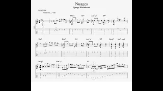 Nuages solo guitar with TAB
