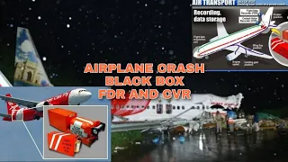 AIRPLANE CRASH,BLACK BOX,FDR AND CVR