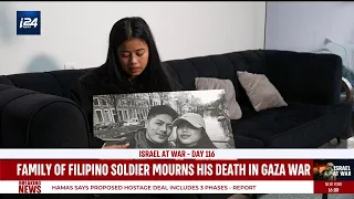 The family of an Israeli-Filipino soldier grieves his death in Gaza