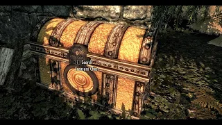 (Skyrim) Where to find the Invisible Chest in Dawnstar ?