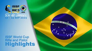 Highlights - Air Pistol Men - 2023 Rio de Janeiro (BRA) - ISSF World Cup Rifle and Pistol