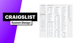 System Design: Craigslist