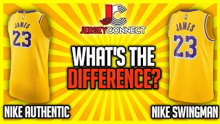 What's the difference between a Nike Authentic VS Nike Swingman NBA Jersey? | Lebron James Jersey |