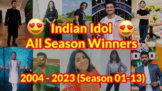 Indian Idol All Season Winners (2004-2023) | Season 1 to 13