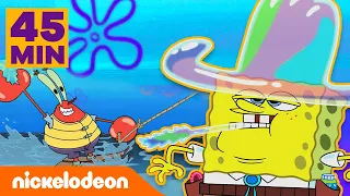 SpongeBob Schwammkopf | 45 MINUTEN mit SpongeBobs verrücktesten Urlauben | Nickelodeon Deutschland