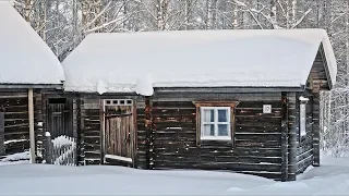 Traditional Finnish Log House/Cabin in 1988 and 2019