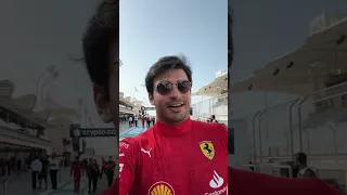 Carlos Sainz in Bahrain Pre-Season testing #formula1 #f1 #shorts #bahrain #ferrari #carlossainz