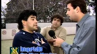 ¡Tremendo recuerdo! El Insoportable con Diego Maradona - Videomatch 98