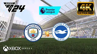 EA FC 24 - Manchester City vs Brighton | Premier League | NextGen - Series X [4K60FPS]