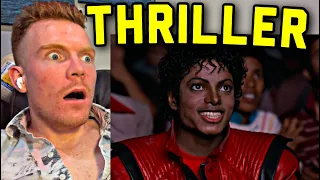 FIRST TIME HEARING Michael Jackson - Thriller (Official Video) REACTION | LOVE THIS! 😂😩