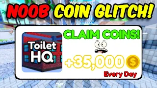 Noob COIN GLITCH in Toilet Tower Defense! How to Get Coins FAST in Toilet Tower Defense #roblox