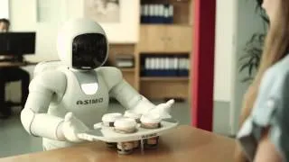 All New ASIMO Drink Delivery UK
