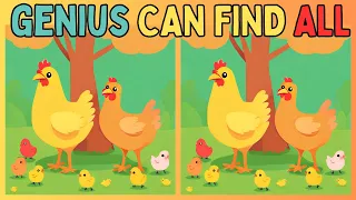 GENIUS CAN FIND ALL! QUIZ FIND DIFFERENCE!