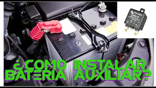 How to install second battery to the car.