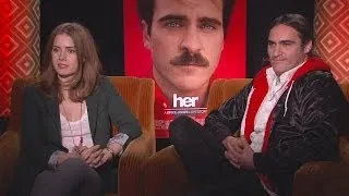 Amy Adams & Joaquin Phoenix - Her Interview HD