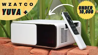 Wzatco Yuva + Budget Projector Under 10K | Unboxing & Review (Hindi) 2023