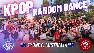 [KPOP IN PUBLIC] RANDOM PLAY DANCE in SYDNEY, AUSTRALIA | CRIMSON 🥀 x TheHallyuverse