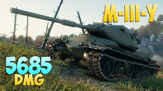 M-III-Y - 5 Frags 5.6K Damage - From the tower! - World Of Tanks
