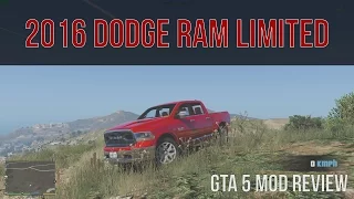 2016 Dodge Ram Limited Mod - GTA 5